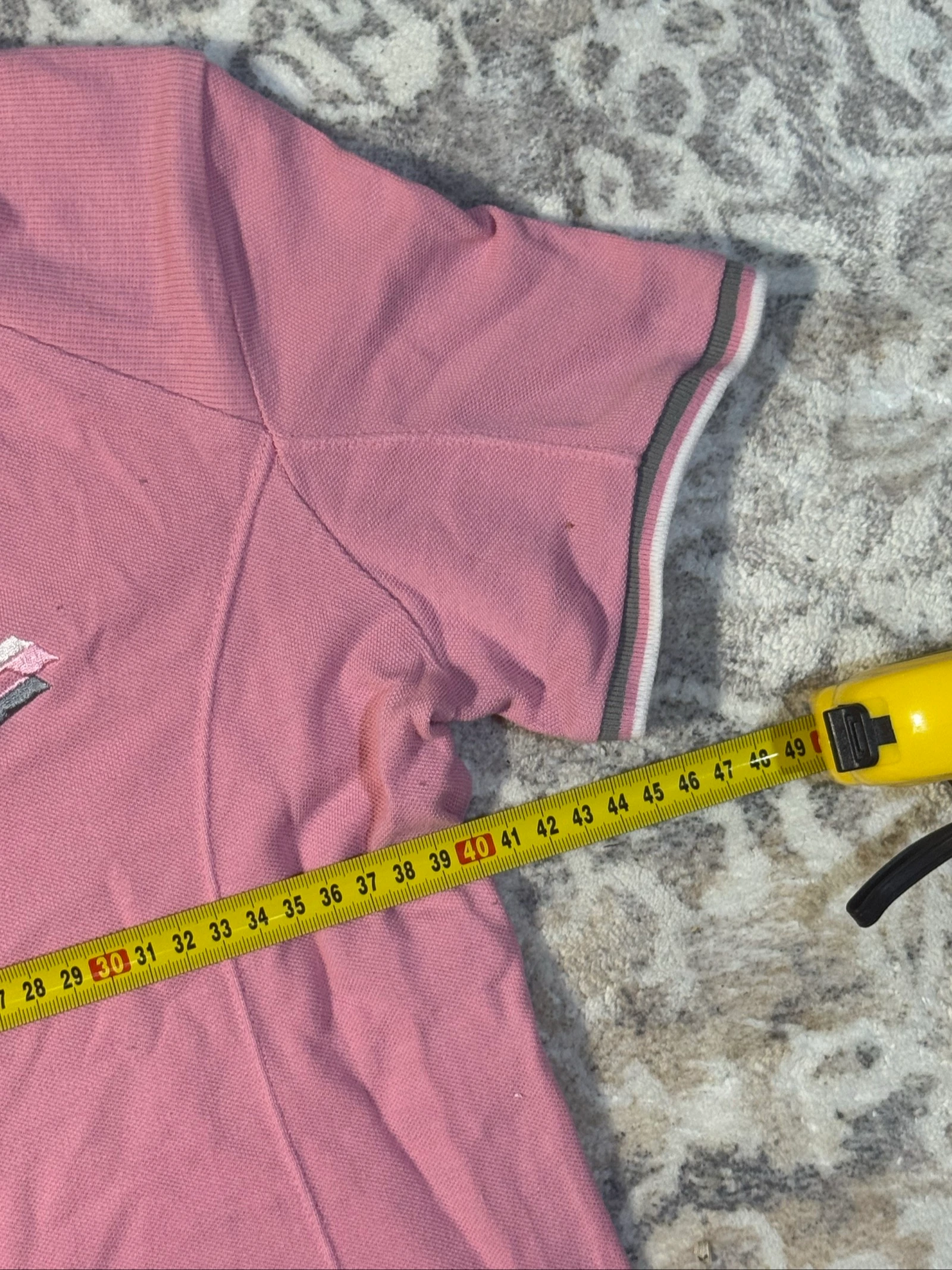 Polo Feroti Rosa Mujer Manga Corta  Vintage – photo 6